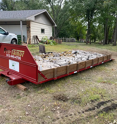 Concrete dumpster - JWS dumpsters