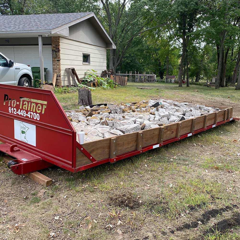 5-Yard Concrete Dumpster