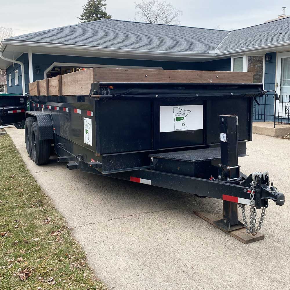 8-yard dumpster
